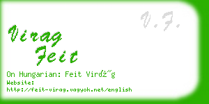 virag feit business card